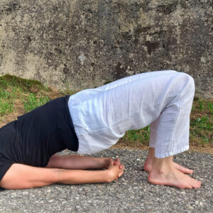 Ausschnitt einer Yogaposition